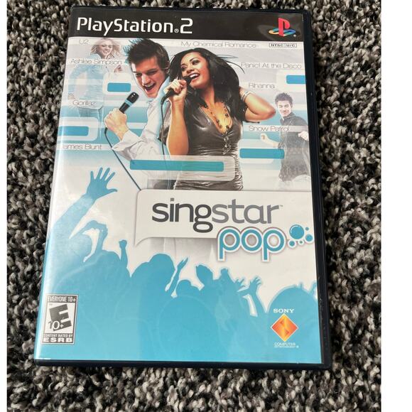 SingStar Pop for Sony PlayStation 2 Music Game 30 Songs Multiplayer Video Game - Picture 1 of 4